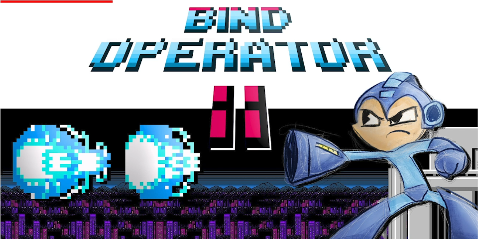 The title card for the Bind Operator. (credit: Willian Martins / FFConf)