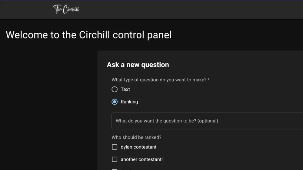 Iame Show Voting Platform